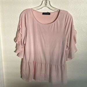 Ivanka Trump pink blouse, medium
